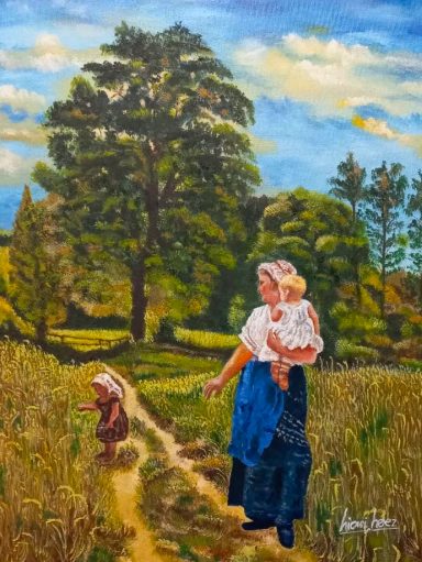 Camino entre espigas